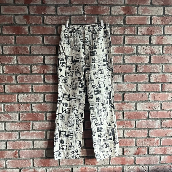 Reformation Newsprint Jeans - Picture 1 of 12